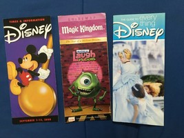 (3) 2008 Disney Theme Park Brochures  *Used* d1 - £6.27 GBP