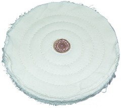 Magnate LMP0560 Pin Hole Stitched Muslin Buffing Wheel - 5&quot; Diameter; 60... - $5.53