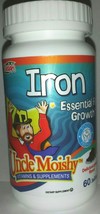 Uncle Moishy Iron 60 Jellies Grape Flavor. - $13.71