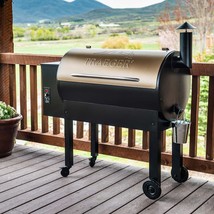 Traeger Grill Smoker Pellet Bbq Outdoor Pellets Barbecue Meat Combo Backyard New - £757.62 GBP