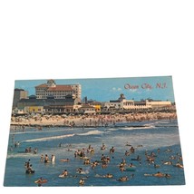 Postcard Ocean City New Jersey Panoramic View Ocean Beach Skyline Chrome Posted - £5.53 GBP