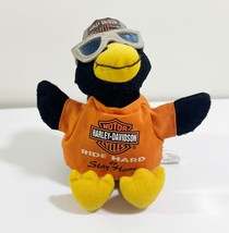 Harley Davidson Motorcycle Plush Animal Bean Bag Duck Ride Hard or Stay Home - £7.27 GBP