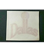 Vintage Dallas Texas Iron On Transfer Unused New Old Stock - £4.74 GBP