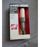 Black &amp; Decker Handy Driver Drill Battery Powered Screwdriver White NEW - $590.32 MXN