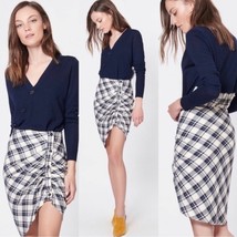 New Veronica Beard Blue Plaid Murphy skirt Sz 4 - £76.02 GBP