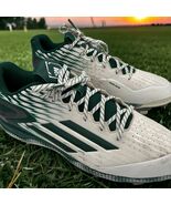 adidas power alley 3 metal iron skin baseball cleats 112893407 Green/Whi... - $25.65
