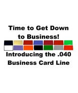 Hot Pink 1 mm THICK 10  Aluminum Business Card Blanks - Round Corners, USA - $9.99