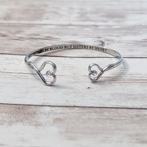 Not Sisters By Blood But Sisters By Heart - Silver Tone Bracelet - £10.80 GBP