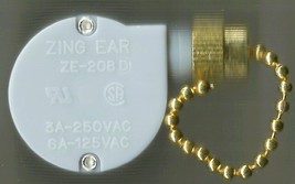 PULL CHAIN 3 spd SWITCH Brass ZING EAR ZE-208D ceiling fan HARBOR BREEZE... - $34.11