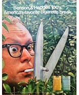 BENSON &amp; HEDGES Cigarettes - Garden-Menthols 1971 Vintage Print Ad - $11.49