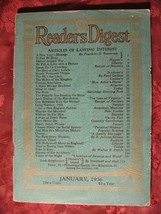 Readers Digest January 1936 Paul Gallico Eugene Lyons Huey Long Vincent Sheean - £5.52 GBP