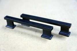 ONE (1) HEAVY DUTY METAL CABINET PULL BLACK 5&quot; LONG QUALITY - $0.99