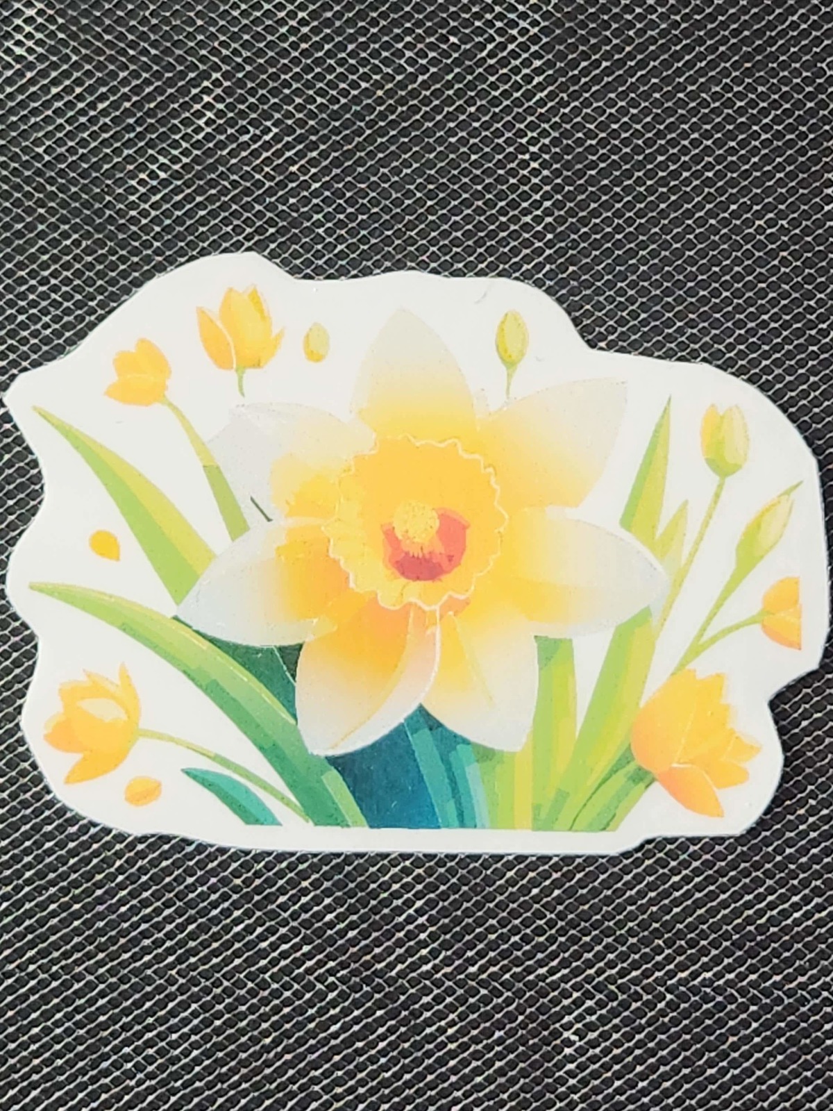 Daffodil Flower Sticker - $1.65