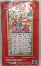 Leisure Arts Felt Calendar Sequined Needlework Kit: Fruit Basket 1985 Ne... - $9.46