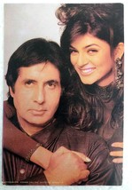Attore di Bollywood Miss Universo Sushmita Sen Amitabh Bachchan Cartolin... - £13.56 GBP