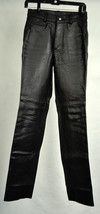 Xpert Black Leather Motorcycle Pants 28 Mens - $99.00