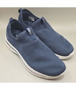 SKECHERS MEN&#39;S GO WALK ARCH FIT AIR COOLED 124409 NAVY BLUE WALKING SHOE... - $35.40 CAD