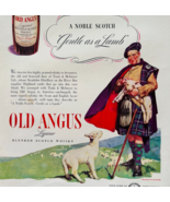 1938 Old Angus Scotch Whisky Advertisement Distillery Liquor Antique E90D1 - €21,47 EUR