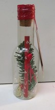 Mailable Holiday Message in a Bottle (Red) - $12.50