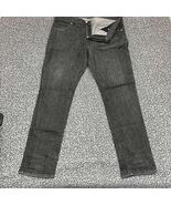 Standard Deviation Alpha Jeans Men 37x32 Black Faded Straight Denim Pant... - $710.65 MXN