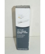 Hampton Bay 1004612880 White Finish 15 FT 120 Volts Outlet Track Power Cord - $29.69