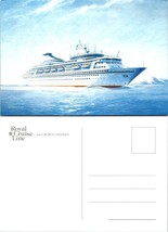 One(1) M/S Crown Odyssey Royal Cruise Line Passenger Ship VTG Postcard - £7.37 GBP