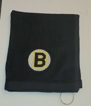 Boston Bruins Embroidered Golf Sport Towel 16x18  Black  - £12.59 GBP