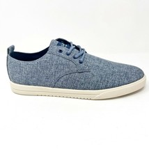 Clae Ellington Textile Navy Chambray Mens Premium Casual Sneakers - £43.76 GBP