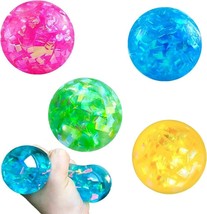 4 PACK Stress Balls for Kids,Squishy Balls Fidget Toys for Adults Stress... - £7.08 GBP