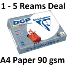 A4 Paper 90 GSM CLAIREFONTAINE 1833 DCP White Laser Inkjet Printer 1-5 R... - $15.43+