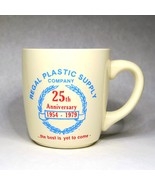 Regal Plastic Supply Company Vintage 1979 25th Anniversary Mug Commemora... - £15.49 GBP