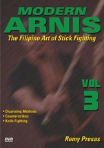An item in the Sporting Goods category: Modern Arnis Filipino Stick Fighting #3 disarms, knives, weapons DVD Remy Presas