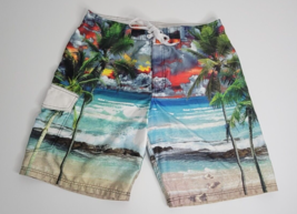 Ocean Pacific OP Mens Swim Trunks Board Shorts Size 36 Pocket Scenic Beach - £15.94 GBP