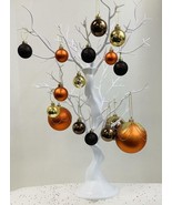 Vickerman125-Piece Mocha Christmas Ornament Set~Brown, Copper, Gold Tone - £43.81 GBP
