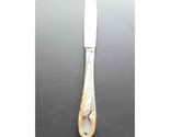 Gorham golden swirl dinner knife 9 1/8&quot; japan stainless flatware silverw... - £18.46 GBP