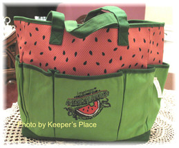 Longaberger COLLECTORS CLUB Watermelon Homestead Celebration Limited Ed Tote New - £25.17 GBP