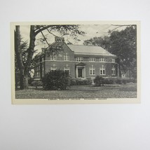 Postcard Earlham College Library Photo Richmond Indiana Litho Antique UNPOSTED - £7.85 GBP