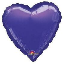 Purple Heart Shaped Balloon - $1.47