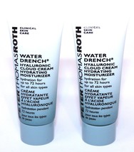 Lot 2 / Peter Thomas Roth Water Drench Hyaluronic Cloud Cream .25 Oz Ea Fresh - £13.36 GBP