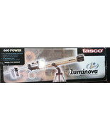 Tasco 660x 60mm Luminova Achromatic Refractor Telescope Kit, Metallic Ch... - $108.78