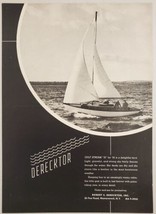 1956 Print Ad Derecktor Gulf Stream &quot;30&quot; Sail Boats Mamaroneck,New York - £14.09 GBP