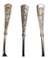 Antique 1847 ROGERS BROS 12. Woman on Handle Silver Plate Dinner Fork Lo... - €157,92 EUR