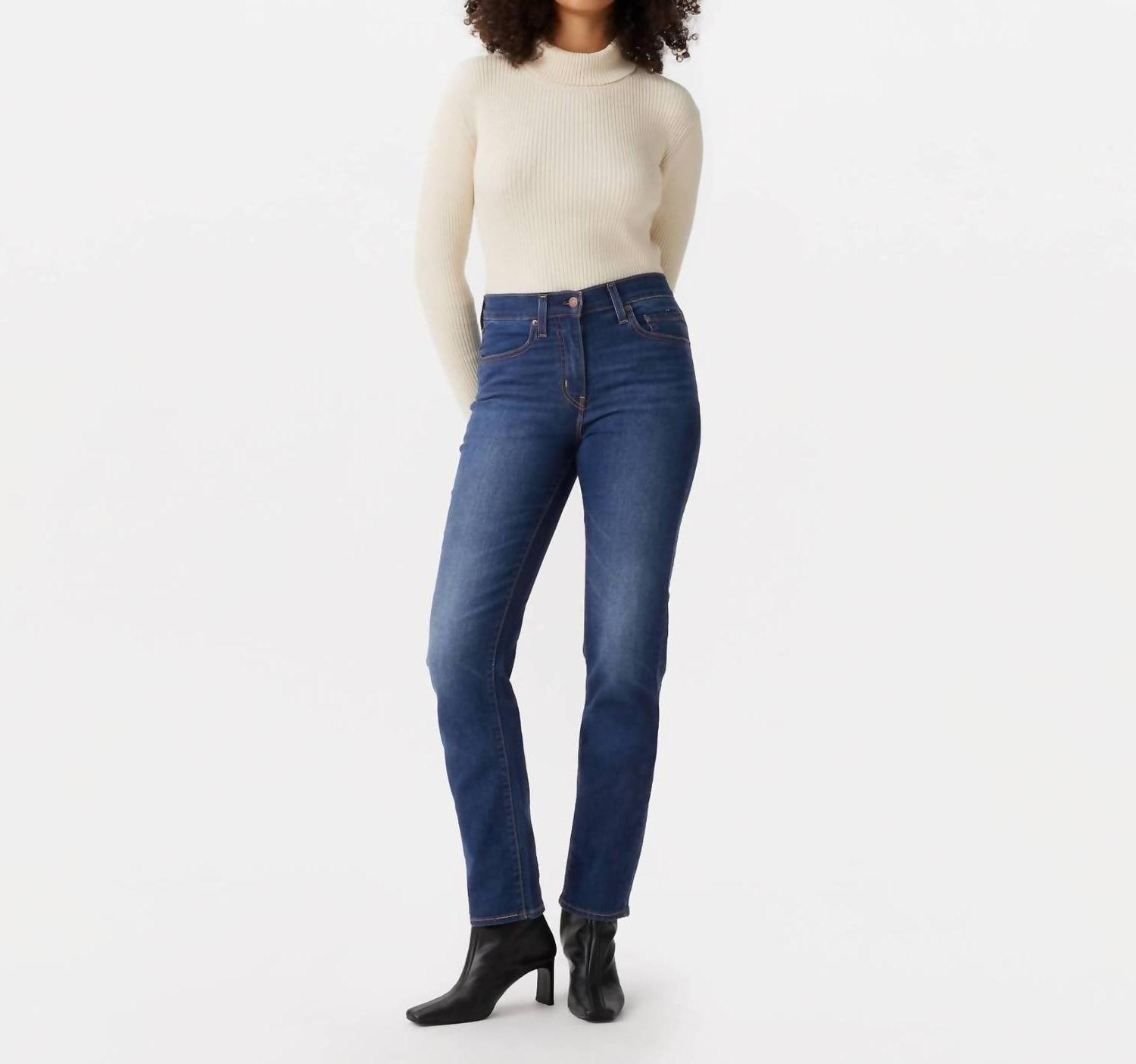 Levi&#39;s 724 high rise slim straight jeans size 28x30 - $47.52