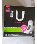 U by Kotex Balance Ultra-Thin HEAVY with Wings Maxi Pads Unscented 46-Ct - $10.55 CAD