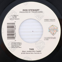 Rod Stewart – This/Groom&#39;s Still Waiting 1995 45rpm 7&quot; Single Record 7-17854 - $6.65