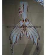 2018 New Champange Mermaid Tail for Swimming for Kids Women Fabric Merma... - $123.46 CAD