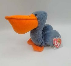 Ty Beanie Baby – Scoop the Pelican 1996 – P.V.C. Pellets With Tag 15 Errors - $200.00