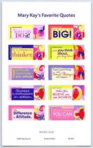  Mary Kay’s Favorite Sayings Sticker Sheet Official inspirational - £1.97 GBP
