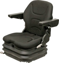 KM 1006 Uni Pro™ Seat &amp; Air Suspension -Black Fabric - Forklift, Skid steer, etc - £667.75 GBP