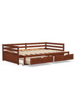 Extendable Twin to King Daybed with Trundle and 2 Storage Drawers - Colo... - $7,564.73 MXN